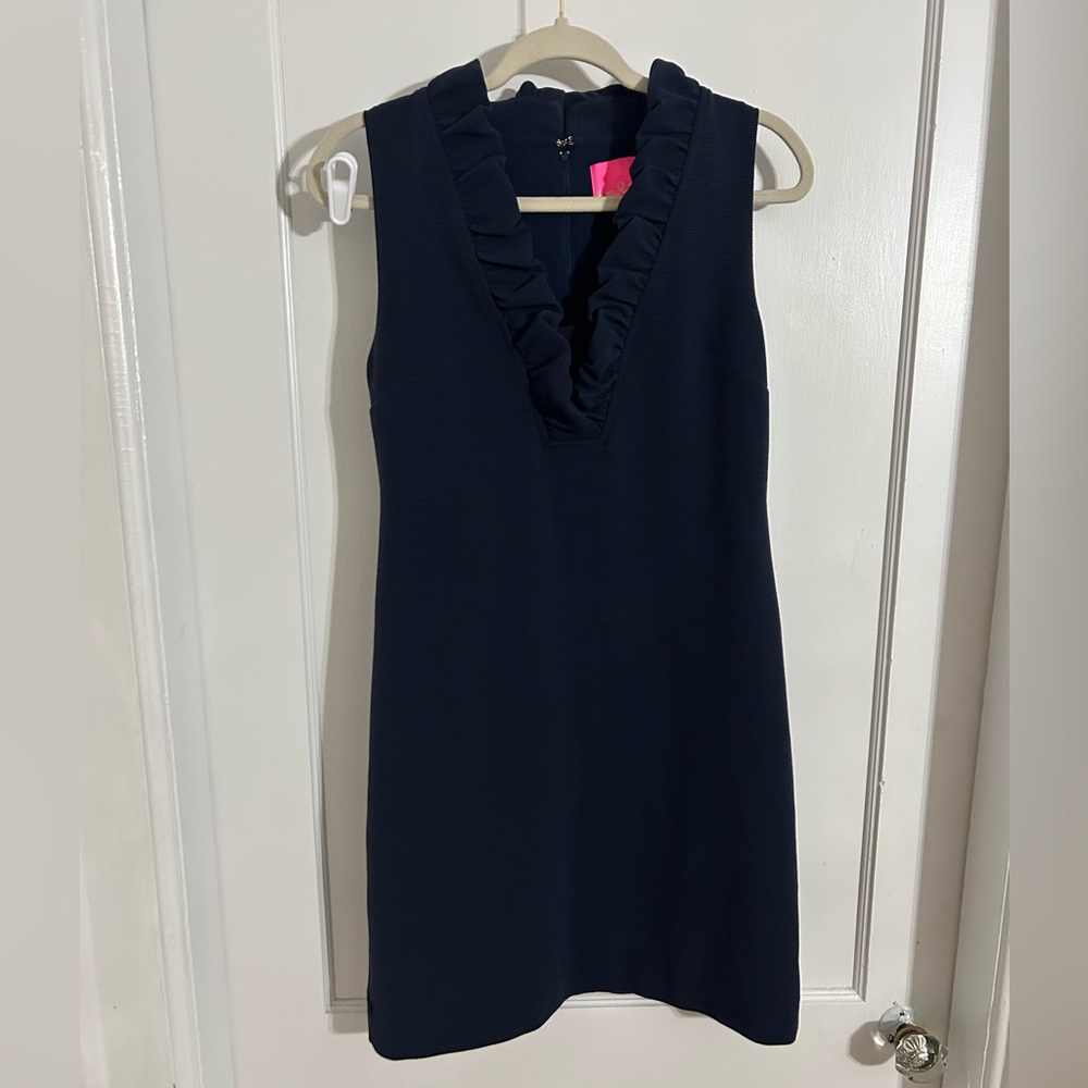 Lilly Pulitzer Navy Dress - Picture 1 of 8